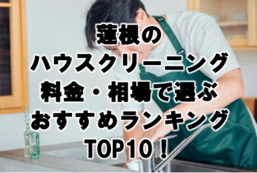 蓮根　ハウスクリーニング　おすすめ　ランキング TOP10！